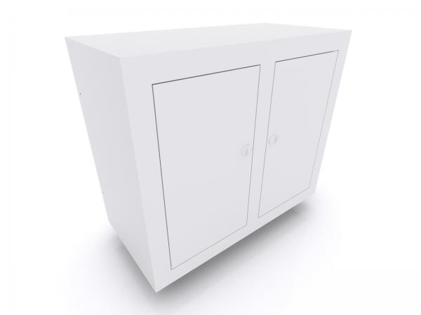 MOD-1590 Custom Backlit Trade Show Reception Counter -- Back View