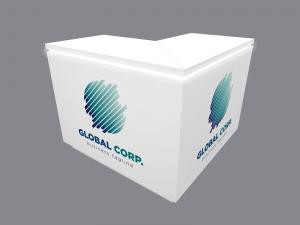 REIDL-1517 Custom L-Counter (24" D)