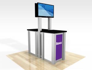 REIDL-1257 / Double-Sided Pedestal Kiosk