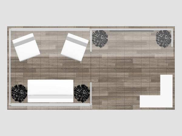 RE-2142 Trade Show Rental Exhibit -- Plan View